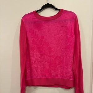 Tory Burch Cloque Wool Sweater